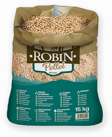 worek pelletu opałowego Robin do kupienia w Jarocinie lub sklepie internetowym